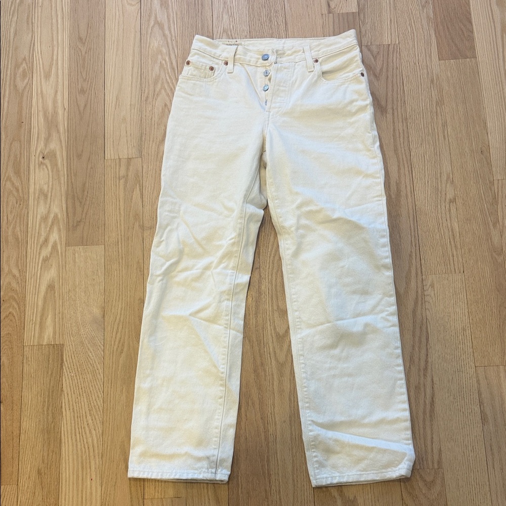 Levi’s Cream Jeans